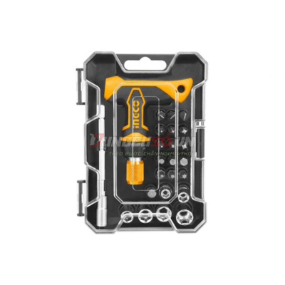 Bộ 18 tua vít tay cầm chữ T INGCO HKSDB0188