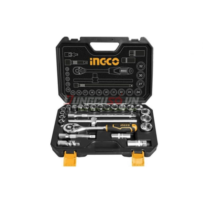 Bộ 25 đầu tuýp 1/2 in INGCO HKTS12251