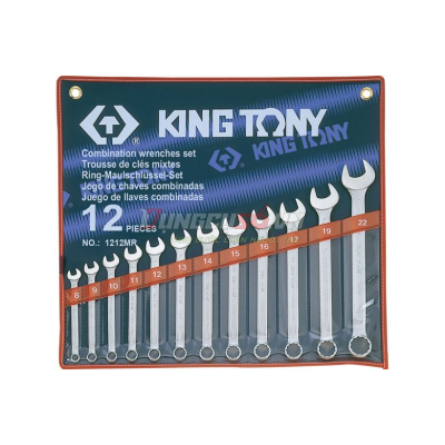 Bộ cờ lê vòng miệng 12 chi tiết 8-22mm Kingtony 1212MR