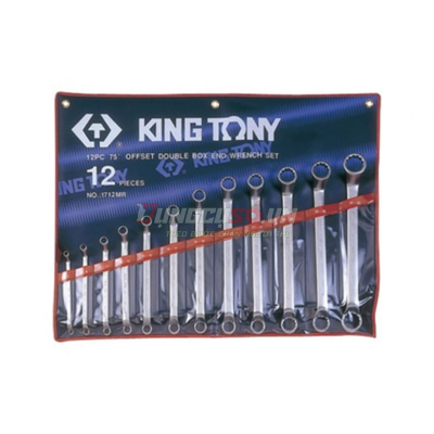 Bộ cờ lê vòng 12 chi tiết 6-32mm Kingtony 1712MR
