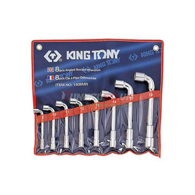 Bộ ống điếu 8 chi tiết 8-19mm Kingtony 1808MR