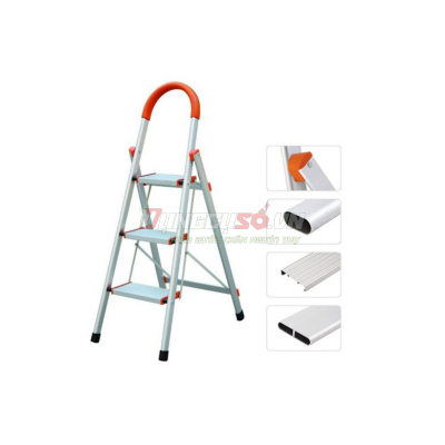 Thang ghế 3 bậc khung Inox Nakata TY103B