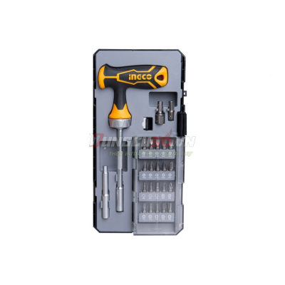 Bộ 25 tua vít tay cầm chữ T INGCO HKSDB0258