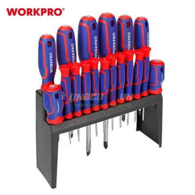 Bộ tuốc nơ vít 18 chi tiết Workpro - WP200506