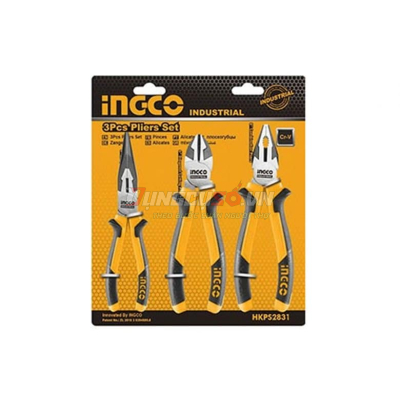 Bộ 3 kềm răng, cắt và nhọn INGCO HKHLPS2831
