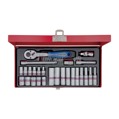Bộ tuýp 1/4″ 26 chi tiết Kingtony 2526SR