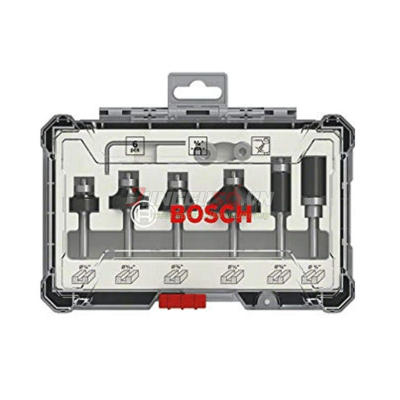 Bộ mũi phay cạnh 6 món (Mới)