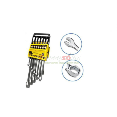 Bộ cờ lê vòng miệng hệ mét 9 chi tiết (8-17mm) Stanley STMT78098-8