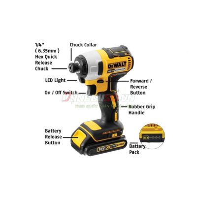 Máy vặn vít pin 18V Dewalt DCF787D2-B1