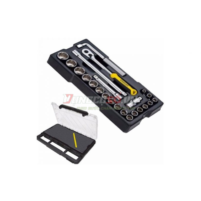 Bộ đầu tuýp 1/2″ 23 chi tiết Stanley STMT74726-8C
