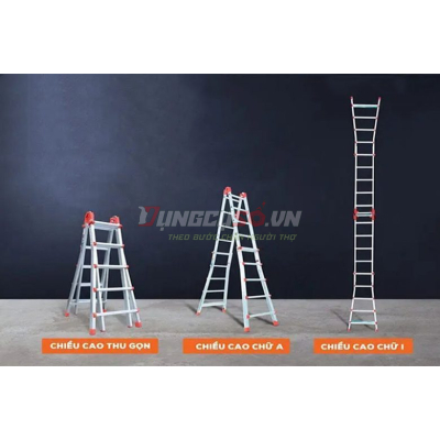 Thang nhôm đa năng 5.1m Nakata TY5A