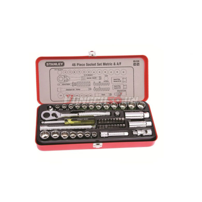Bộ đầu tuýp 3/8″ 46 chit iết Stanley 89-516