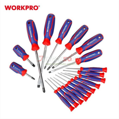 Bộ tuốc nơ vít 18 chi tiết Workpro - WP200506