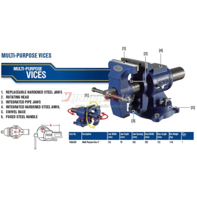 Eto đa năng 5″/125mm IRWIN 4935505