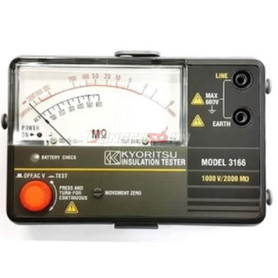 Đồng hồ đo điện trở cách điện Kyoritsu 3165