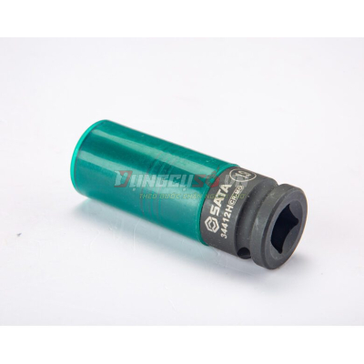 Đầu tuýp dài Cr-Mo 6 cạnh 1/2in 19mm Sata 34412H