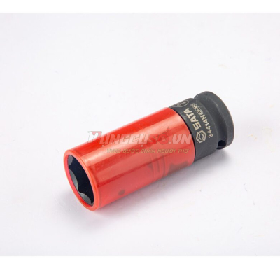 Đầu tuýp dài Cr-Mo 6 cạnh 1/2in 21mm Sata 34414H