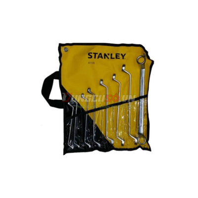 Bộ cờ lê 2 đầu vòng 8 cây 75° hệ Mét Stanley 87-576-1