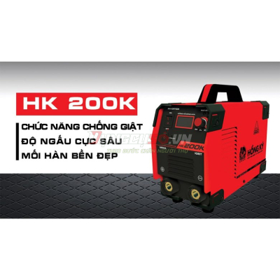 Máy hàn que MMA Inverter 200 Ampe 220V - HK200K