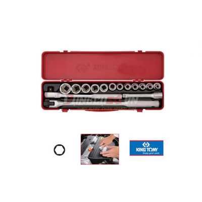 Bộ tuýp 1/2″ 15 chi tiết Kingtony 4501MR