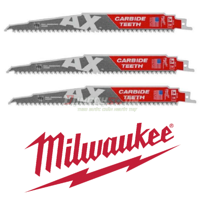 Lưỡi cưa kiếm gỗ AX Carbide T5-225.36mm Milwaukee 48-00-5226 (1 chiếc)