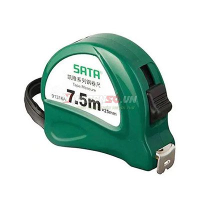 Thước cuốn thép 7.5m Sata 91316A