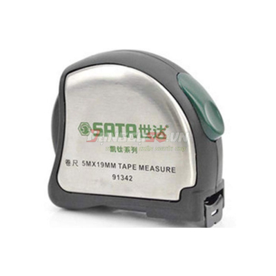 Thước cuốn thép 5.0m Sata 91342