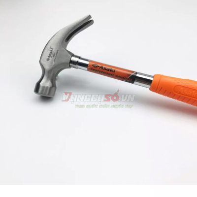 Búa nhổ đinh cán thép bọc nhựa 16 OZ / 454gr Asaki AK-0373