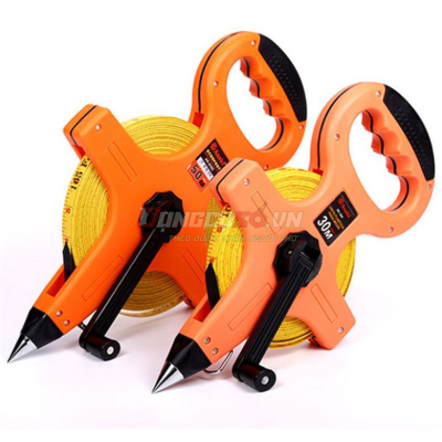 Thước dây sợi thủy tinh tay quay 30m Asaki AK-0394