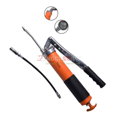 Súng bơm mỡ 2 xy lanh 10.000 PSI 500cc Asaki AK-1100