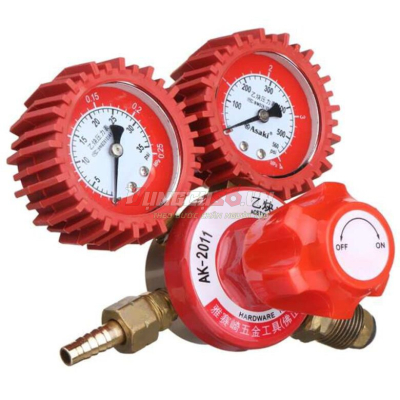 Đồng hồ gas điều áp acetylen răng ngoài Asaki AK-2011