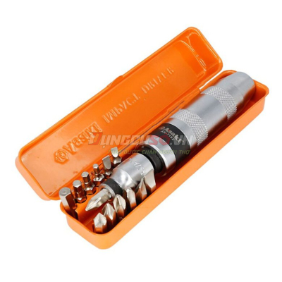 Bộ tua vít đóng (thép chrome vanadium) 13 mũi Asaki AK-7192