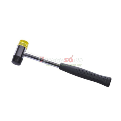 Búa 2 đầu nhựa vàng trắng (cán thép bọc nhựa) 30mm Asaki AK-9519