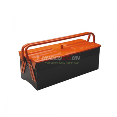 Thùng đồ nghề bằng sắt 2 ngăn 50x20x18cm Asaki AK-9956