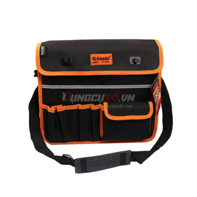 Túi xách đồ nghề đáy nhựa 44x25x28cm Asaki AK-9998