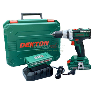 Bộ máy khoan 10mm 2 pin 21V Dekton M21-ID10CB