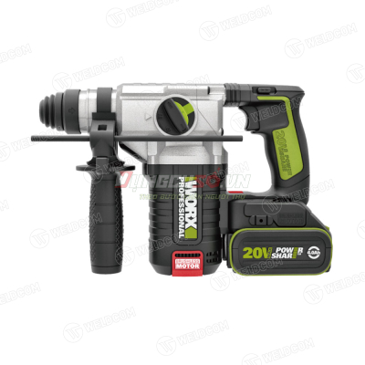 MÁY KHOAN BÚA WU388 DUNG PIN LI-ION 20V – WORX GREEN