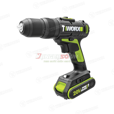 MÁY KHOAN ĐỘNG LỰC DÙNG PIN LI-ION 20V WU179 – WORX GREEN
