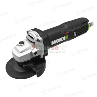 MÁY MÀI GÓC 750W 100MM WU810 (CÔNG TẮC ĐUÔI)-WORX GREEN
