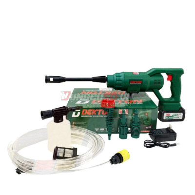 Bộ máy rửa xe kèm pin, sạc Dekton M21-SRX775-SETPIN