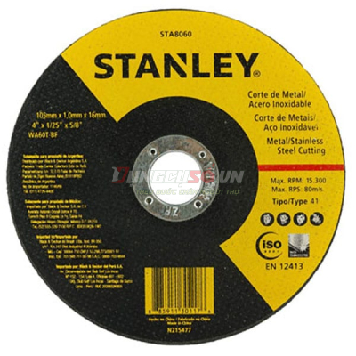 Đá cắt Inox 100 x 1.2 x 16mm Stanley STA8060