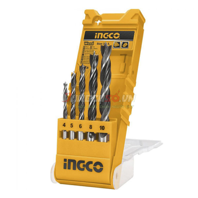 Bộ 5 mũi khoan gỗ INGCO AKD5058
