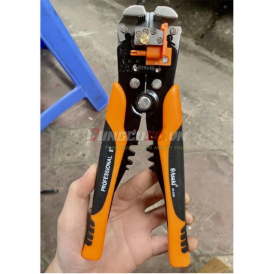 Kềm tuốt dây điện tự động đa năng cao cấp 8″/200mm Asaki AK-0339