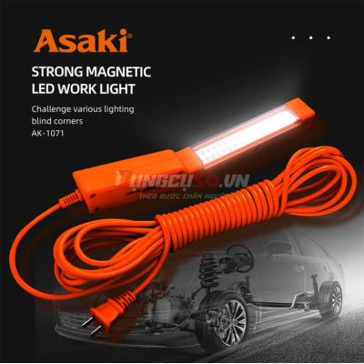 Đèn LED rọi cơ khí (có nam châm) dây 8.5M Asaki AK-1071