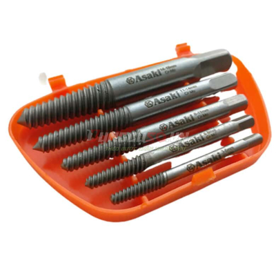 Bộ mũi ren lấy buloong ốc vít gãy 5 chi tiết Asaki AK-3687