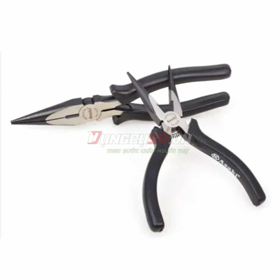 Kềm nhọn cán đen kiểu Mỹ 6”/150mm Asaki AK-8048