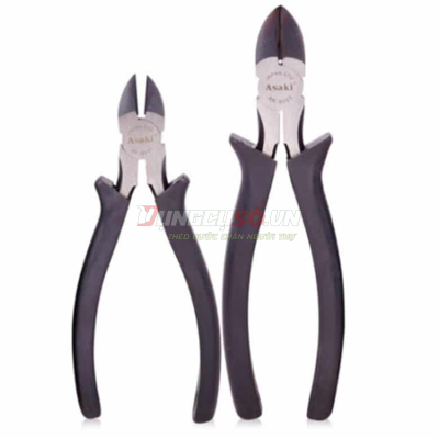 Kềm cắt cán đen kiểu Mỹ 6”/150mm Asaki AK-8051