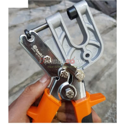 Kềm bấm lỗ nhôm (dày 0.5mm – 0.8mm) 9″/225mm Asaki AK-8313