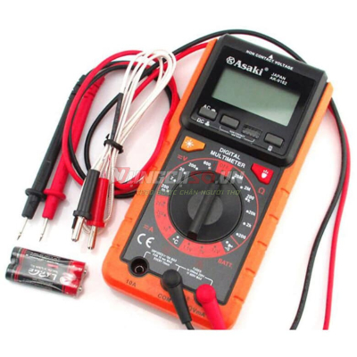 Đồng hồ đo điện vạn năng cao cấp 3½ Digit LCD Asaki AK-9182