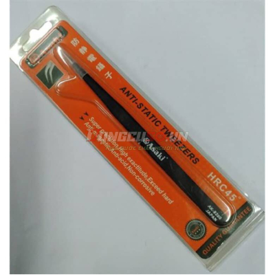 Nhíp gắp linh kiện mũi nhọn (chống tĩnh điện) 125 x 11 x 2mm Asaki AK-9202